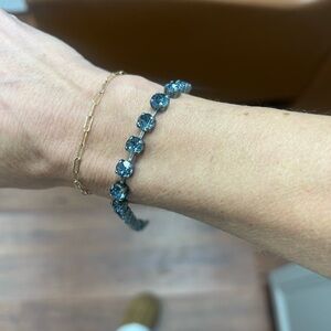 Sabika Blue Crystal Bracelet